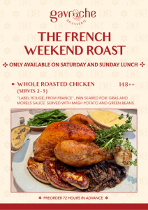 Chicken offer Brasserie Gavroche Singapore