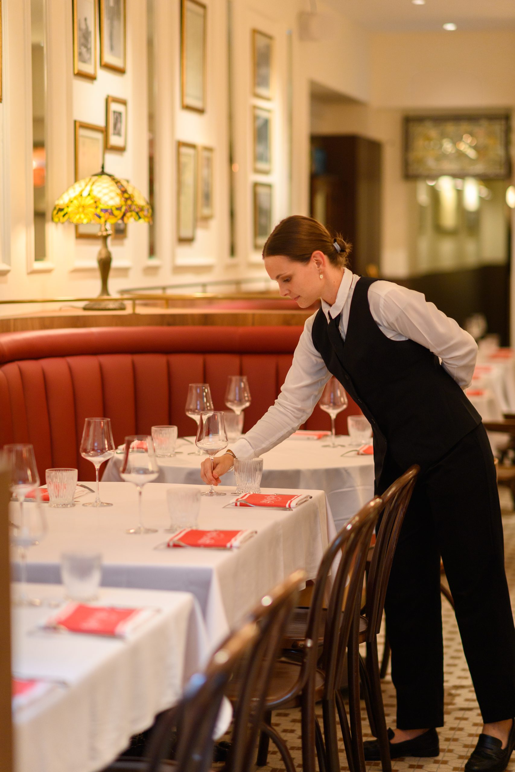 Dressage de table à la française, Brasserie Gavroche Singapour
