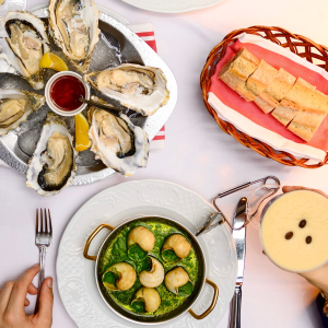 Enjoy your meal on our terrace