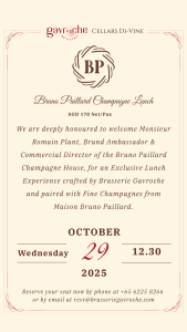Bruno Paillard Champagne Lunch